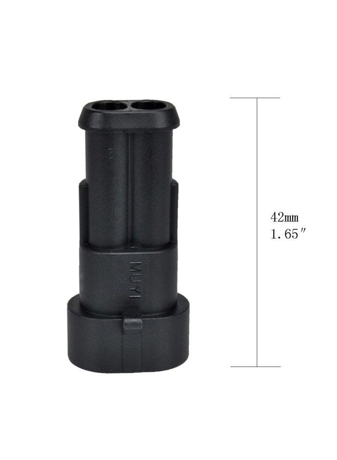 MUYI 10 Kit 2 Pin Way Waterproof Electrical Connector 1.5mm Series Terminals Water Resistend - Image 5