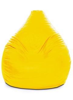FATBAG Faux Leather with Filling For Kids And Aduls(Yellow)  - Image 1