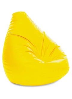 FATBAG Faux Leather with Filling For Kids And Aduls(Yellow)  - Image 2