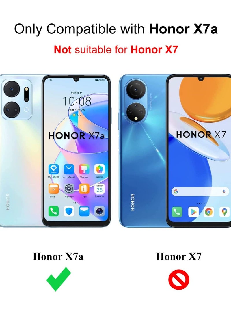 vesus Honor X7a Clear Case Cover Shockproof flexible TPU Bumper Cover Transparent Anti scratch TPU Full Camera Protection designed for Honor X7a - Image 2
