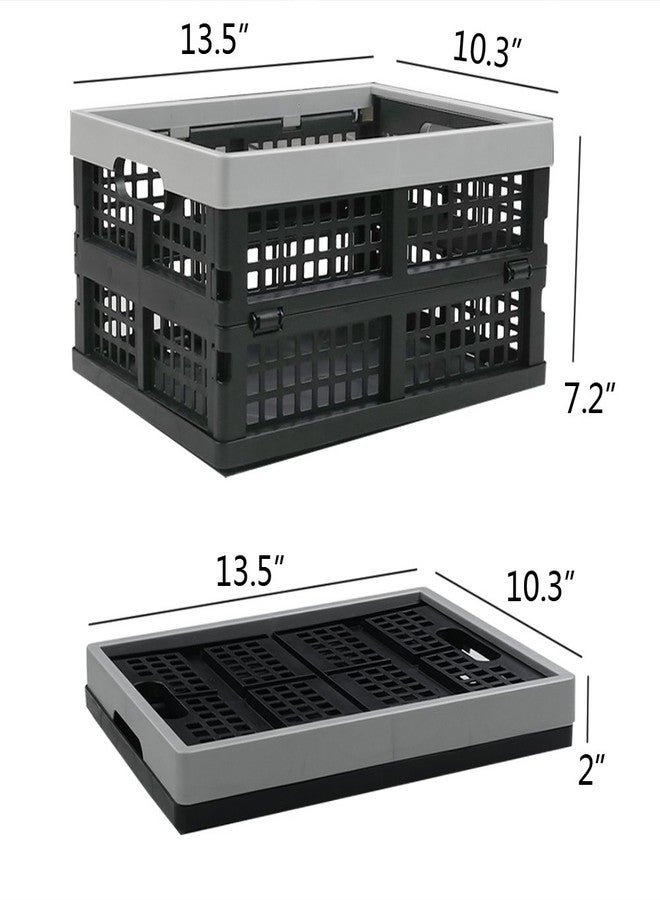 Doryh 16-Liter Collapsible Storage Crates/Stackable Storage Container Basket, Set of 2 - Image 2