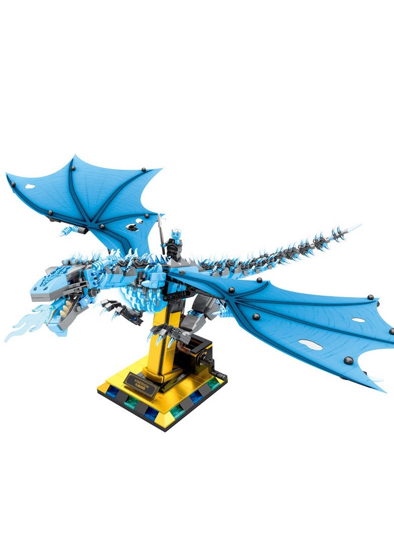 Assembling Building Blocks And Flying Dragon Model Gift  - Image 2