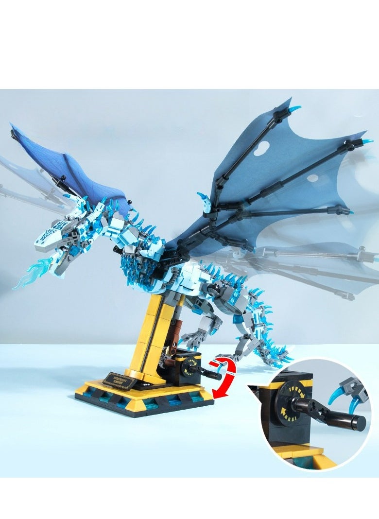 Assembling Building Blocks And Flying Dragon Model Gift  - Image 3