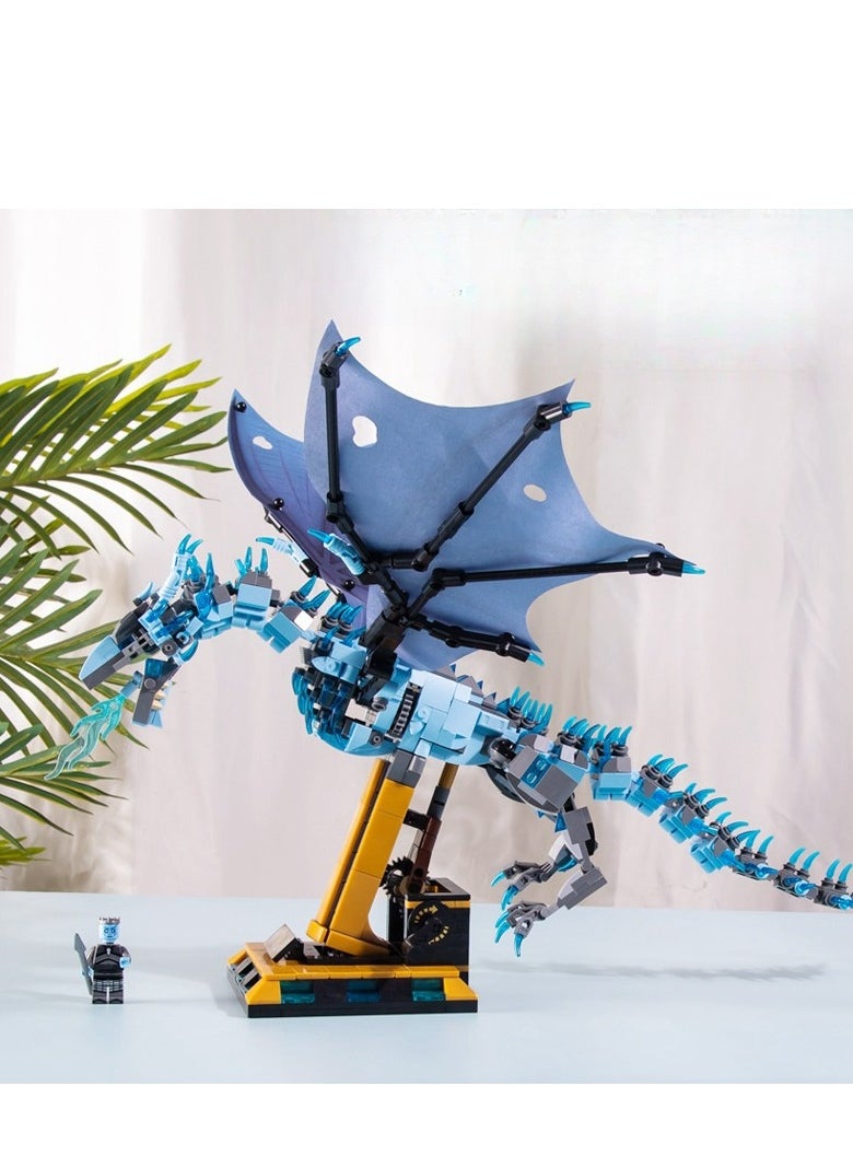 Assembling Building Blocks And Flying Dragon Model Gift  - Image 5