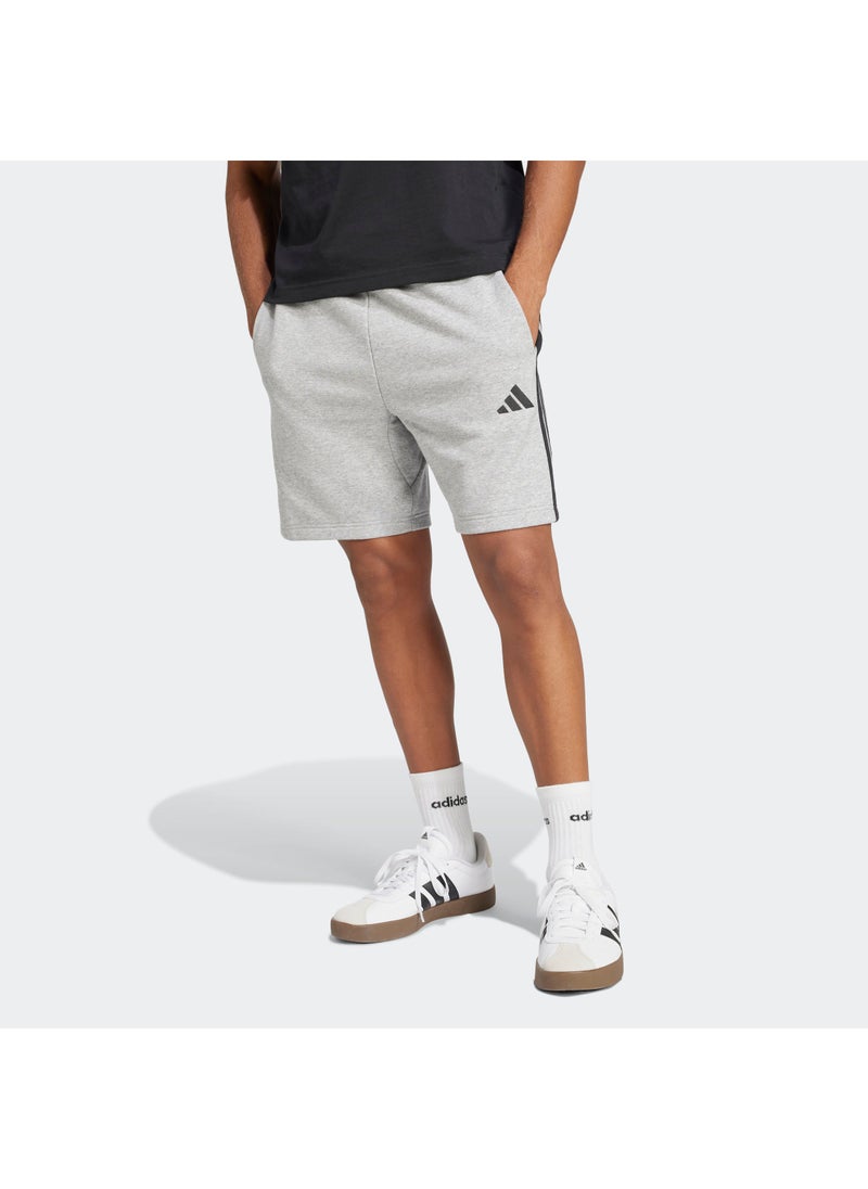 Adidas Essential 3 Stripe French Terry Shorts  - Image 1