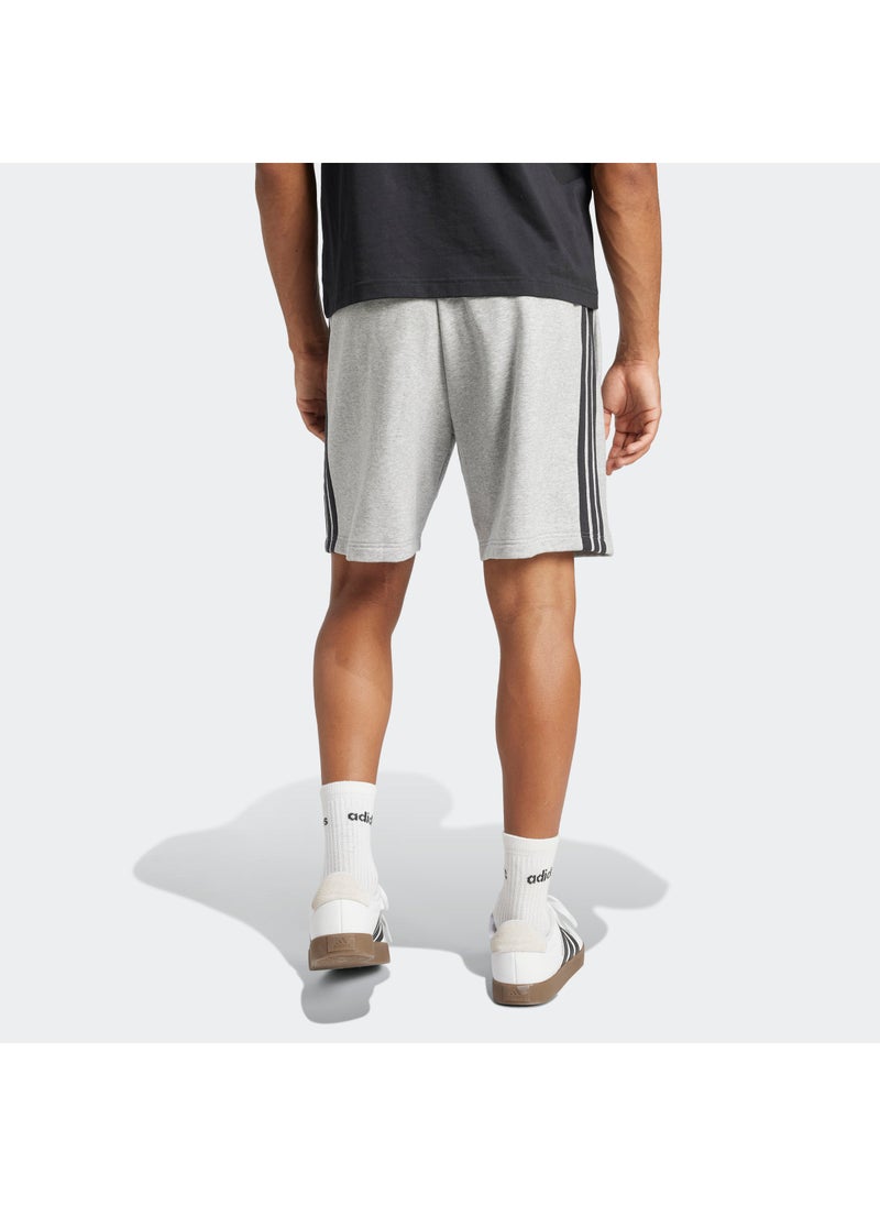 Adidas Essential 3 Stripe French Terry Shorts  - Image 2