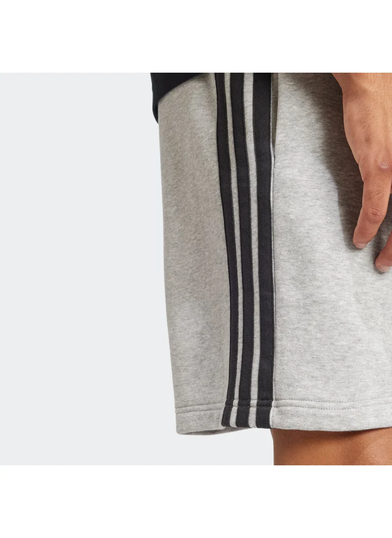 Adidas Essential 3 Stripe French Terry Shorts