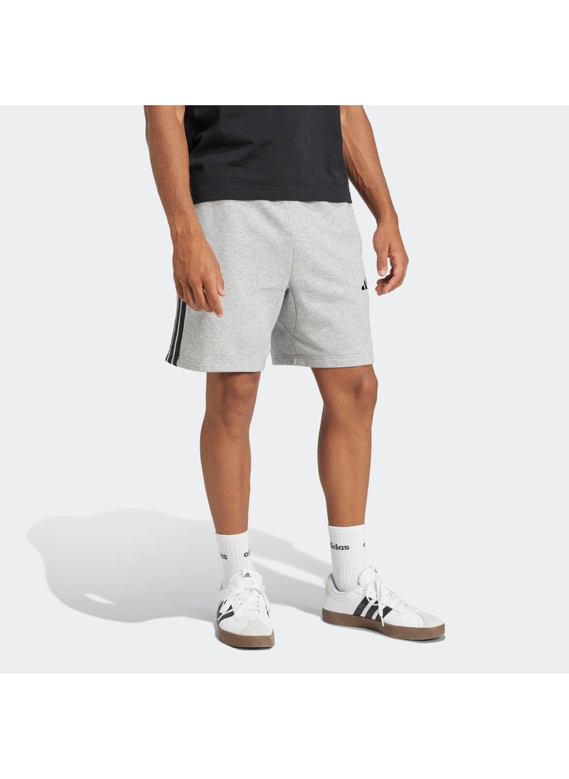 Adidas Essential 3 Stripe French Terry Shorts  - Image 5