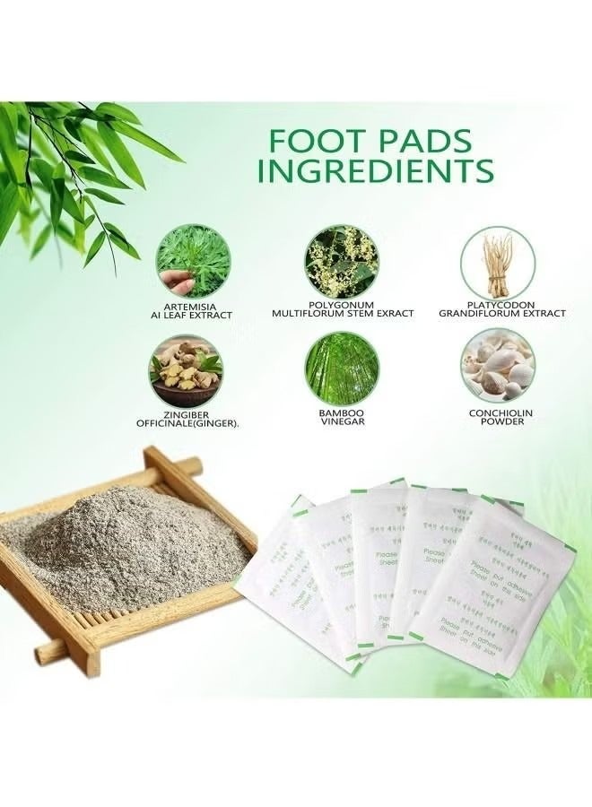 Elaimei لصقات ديتوكس للقدمين والعناية بالجسم، لصقات طبيعية عضوية لتخفيف توتر الجسم، تحسين جودة النوم، إزالة السموم من الجسم وتخفيف التوتر - Image 2