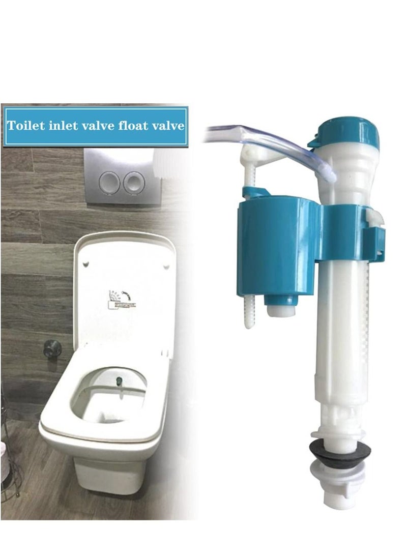Toilet Cistern Bottom Inlet Valve - Bathroom Toilet Water Tank Fittings, ABS Material -Adjustable Fill Valve for Bathroom, Silent Water Saving, Easy to Install for Bathroom, Toilet(1/2") - Image 3