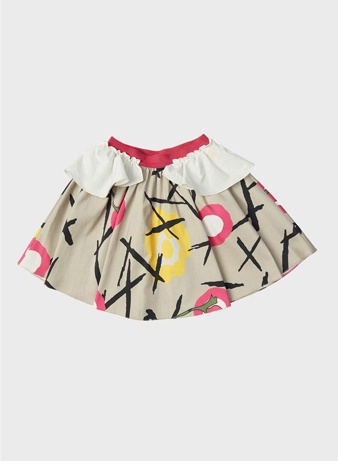 Lia Lea Girl Beige Skirt - Image 4