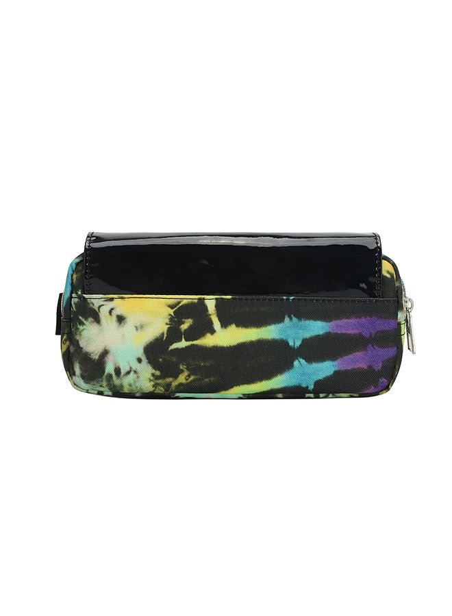 CUBS Peacock Print Waterproof pencil case pouch with flap/zip closure - Image 3