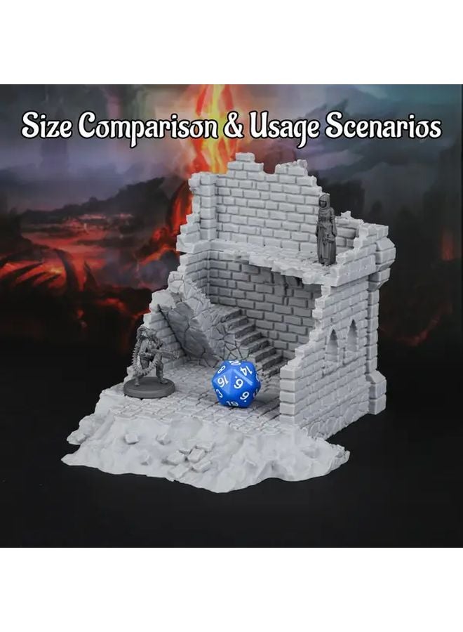 RF602 منزل مدمر لعبة أدوار أرضية DND لمعارك ما بعد نهاية العالم مغامرات الرعب على الطاولة - Image 4