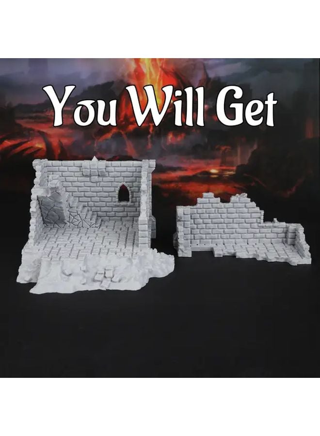 RF602 منزل مدمر لعبة أدوار أرضية DND لمعارك ما بعد نهاية العالم مغامرات الرعب على الطاولة - Image 5