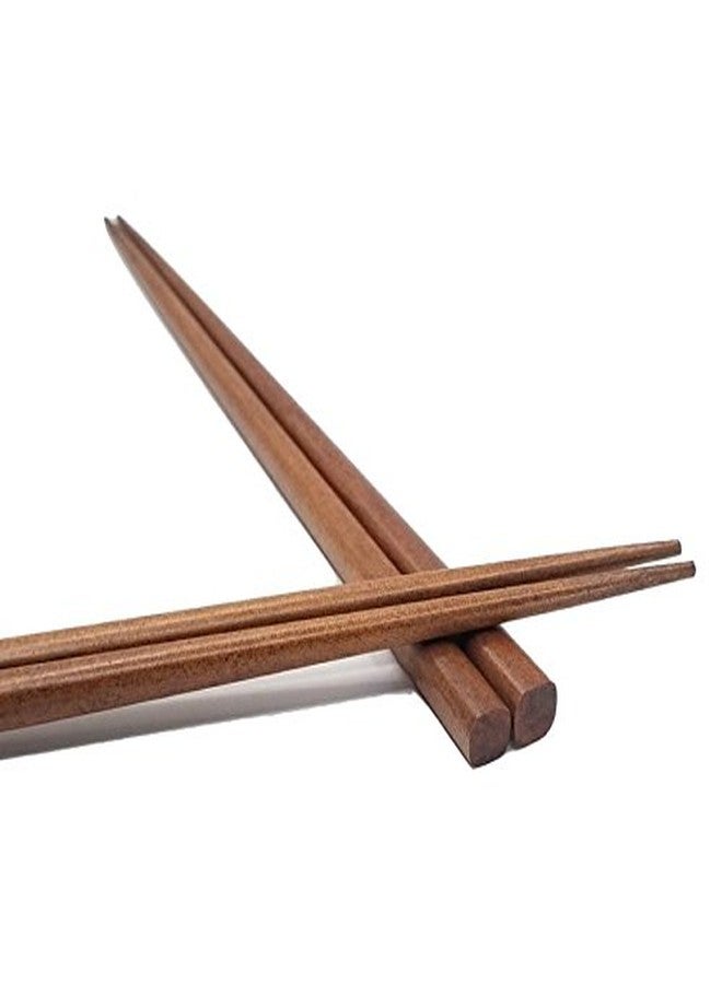 Happy Sales HSC-BC10P, Brown Bamboo Chopsticks, Lightweight Chopstick Set -10 Pairs Gift Sets - Image 2