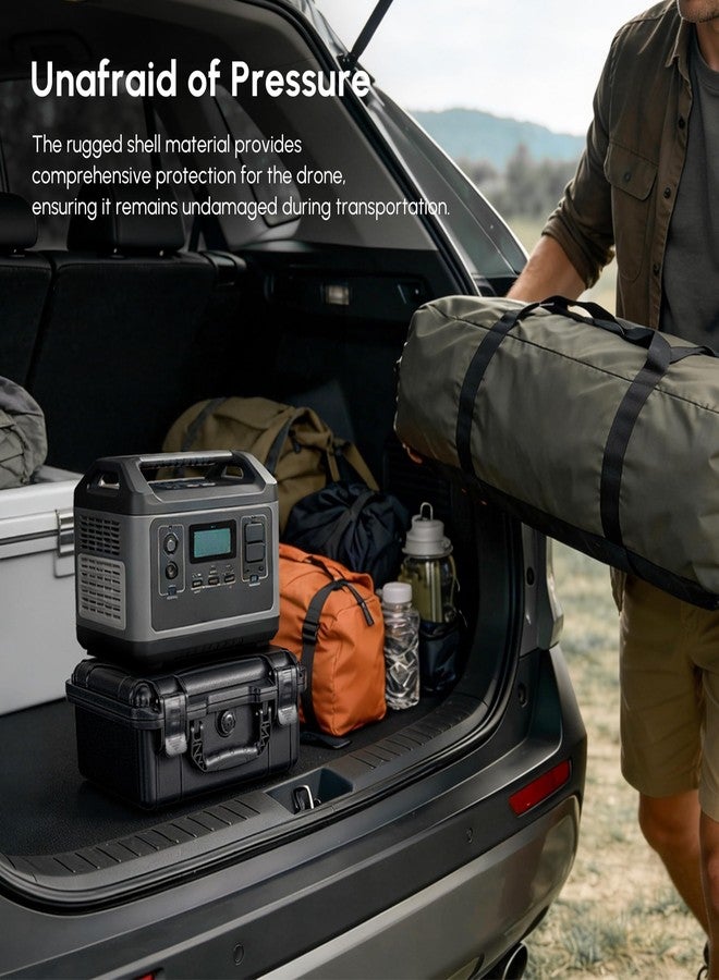 ستارت آر سي حقيبة STARTRC NEO 2، حقيبة حمل صلبة مقاومة للماء لملحقات DJI Neo 2 ووحدة التحكم RC-N - Image 3