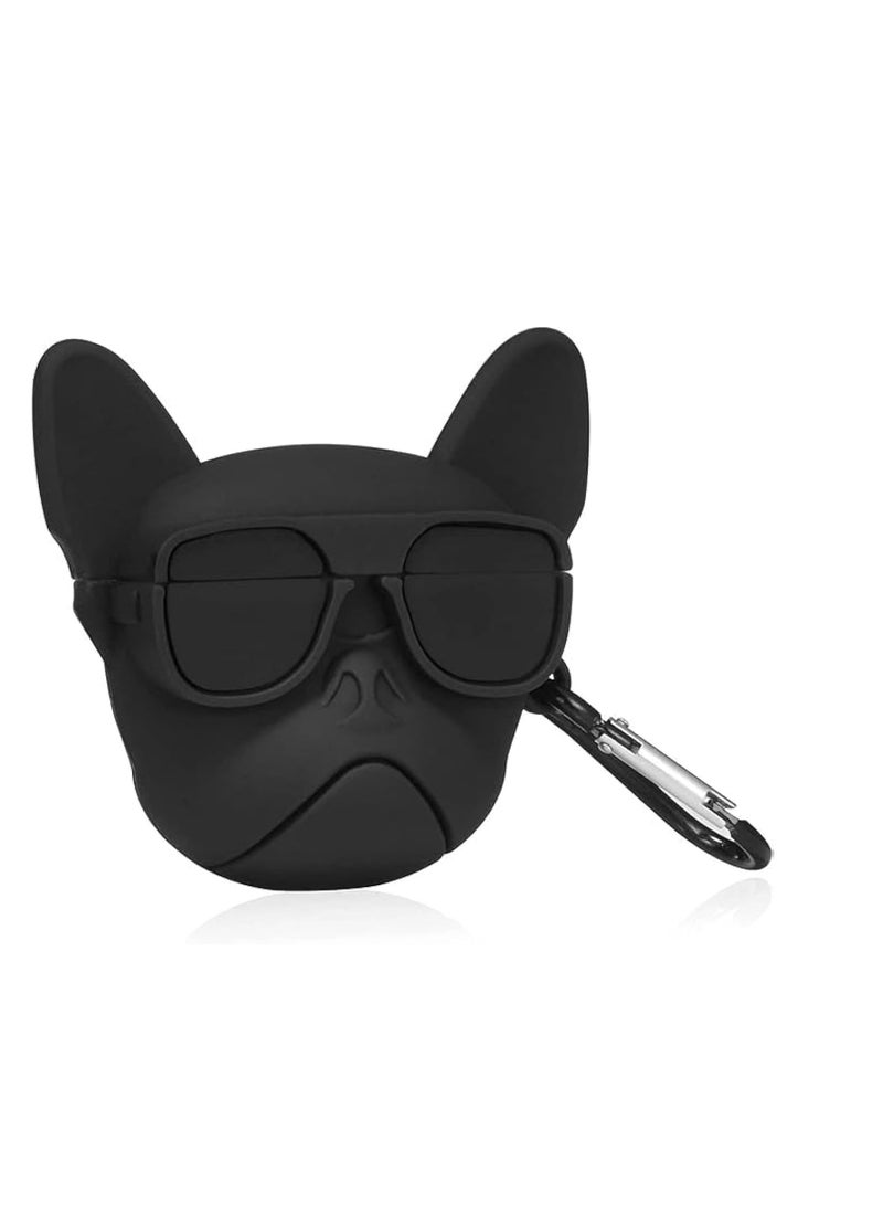 Cool Dog) for Airpods 4/for Airpod 3 Case Cover, 3D Cute Cartoon Funny Cute Soft Silicone Case Compatible with Apple AirPods 4 Generation (2024) Full 360° Protection Dust-Proof Shockproof Case Cover with Hook Fun Cool Stylish Fashion Animal, Soft Silicone Air pods Character Skin... - Image 3