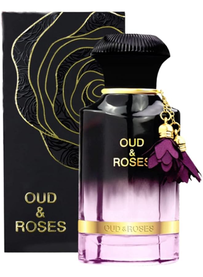 AHMED Oud And Roses Eau De Parfum 60Ml For Men And Women Turkish Rose Oud Lavender Sandalwood Amber Musk High Oil Concentration - Image 1