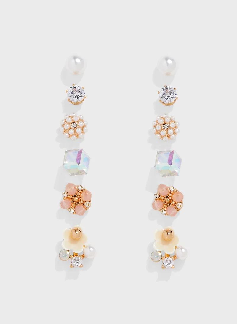 ALDO Searka Pierced Earrings Set for Women Best Price Kuwait