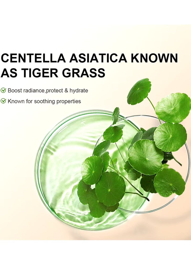 ibcccndc CC Cream Color Correcting Gel with Centella Asiatica Full Coverage Foundation Hydrating Cream and SPF 25 Sunscreen Even Skin Tone Moisturizing Hydrating Serum Light - Image 4