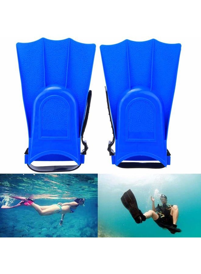 Keenso Keen so 1 Paar Kids Diving Short Flippers PVC Swimming Training Fins Lightweight Scuba Flippers - Image 3