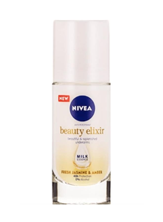 Nivea Roll On Beauty Elixir Jasmine & Amber Deodorant for Women 50ml - Image 1