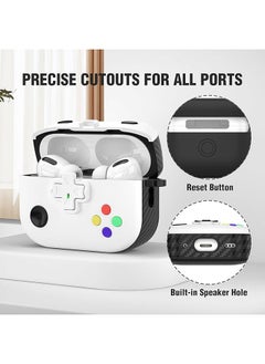 Fazza AirPods Pro 2nd Generation Headphone Protective Case, Designed for Gamers, AirPods Pro 2 Men's and Women's Soft Silicone Protective Case with Keychain  - Image 2