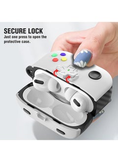 Fazza AirPods Pro 2nd Generation Headphone Protective Case, Designed for Gamers, AirPods Pro 2 Men's and Women's Soft Silicone Protective Case with Keychain  - Image 3