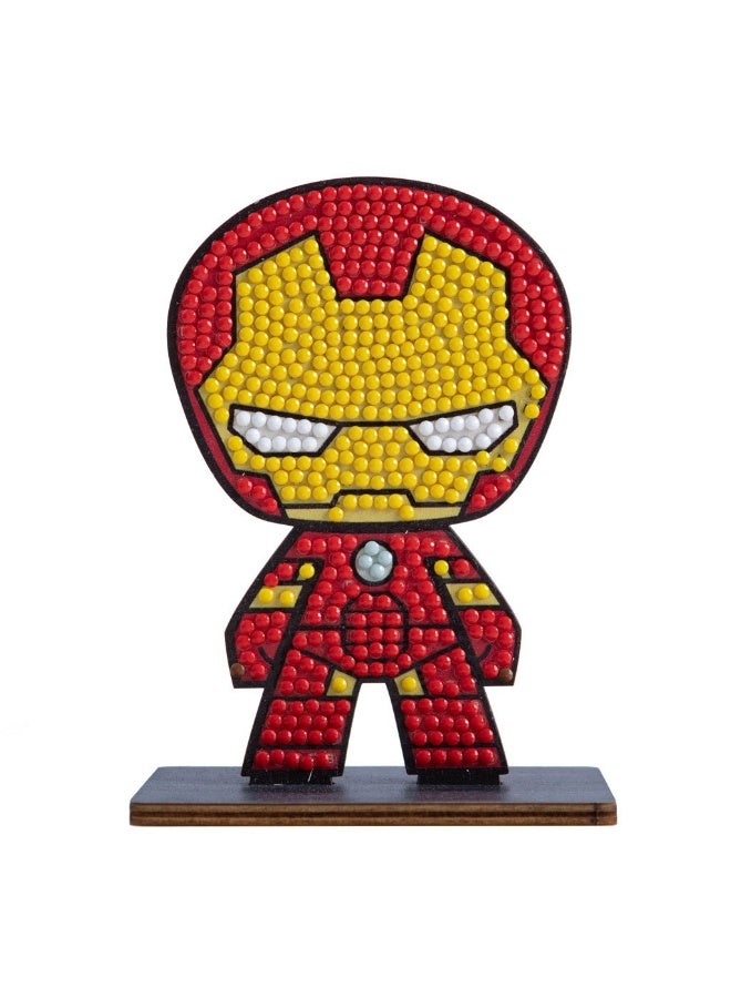 Craft Buddy Craft Buddy Series 1 Marvel Avengers Ironman Crystal Art Buddies Diamond Painting Kit - Image 3