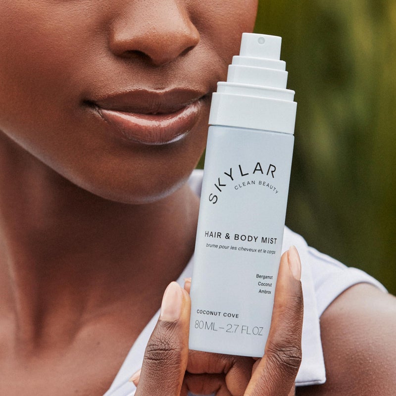 Skylar Coconut Cove Hair & Body Mist | Hypoallergenic & Clean Fragrance | Vegan, Cruelty Free, and Safe For Sensitive Skin | 80 ML, 2.7 Fl Oz - Image 4