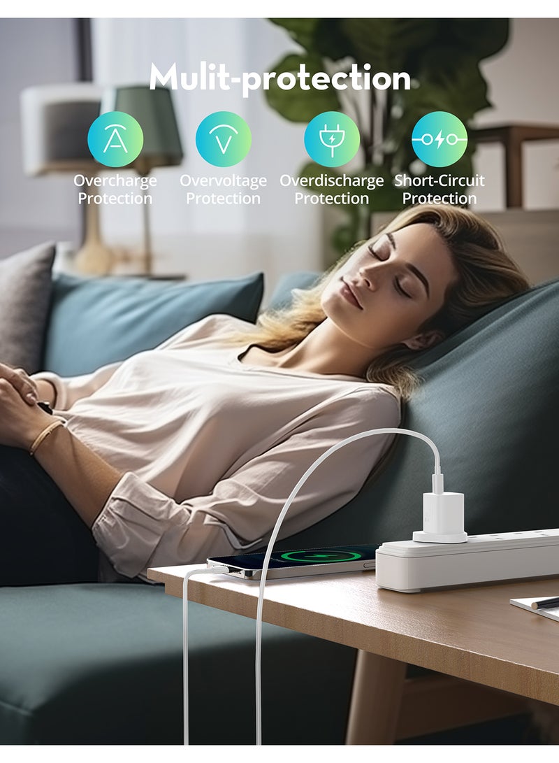 RAVPOWER 30 mAh PD30W GaN Wall Charger White - Image 5
