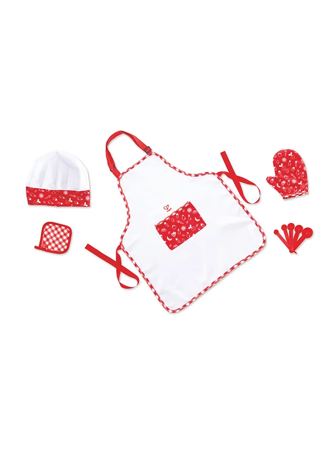 Hape Hape Chef Pack | Kids’ Chef Dress-Up Set with Apron, Hat & Cooking Accessories | Pretend Role Play Costume for All Ages