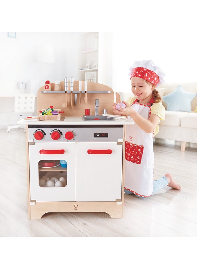 Hape Hape Chef Pack | Kids’ Chef Dress-Up Set with Apron, Hat & Cooking Accessories | Pretend Role Play Costume for All Ages - Image 3