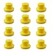 Niwicka 12 PCS Blitz Gas Can Spout Cap Fits Self Venting Gas Can Yellow Spout Caps Top Hat Universal Replacement with Venting for 1 2 Gallon Gasoline Can - Image 2