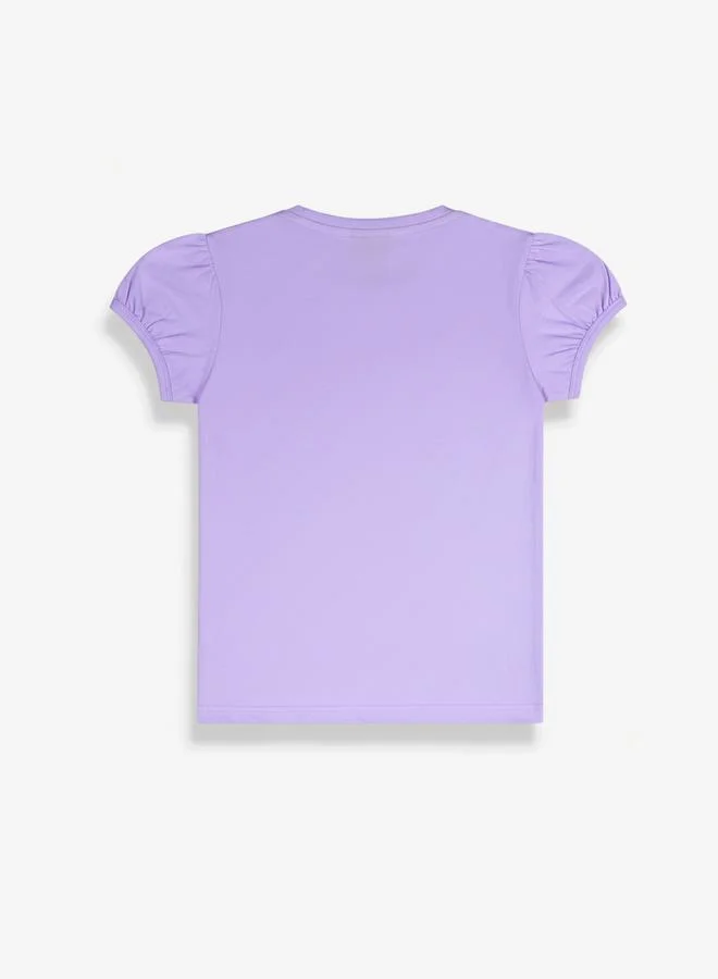 Looney Tunes Graphic Print Round Neck Fashion T-shirt