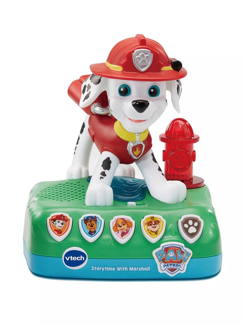 VTech Storytime With Marshall – Interactive PAW Patrol Nightlight & Storybook with 4 Narrated Adventures, Sleep Timer, Music & Games for Kids 3+ - Image 1