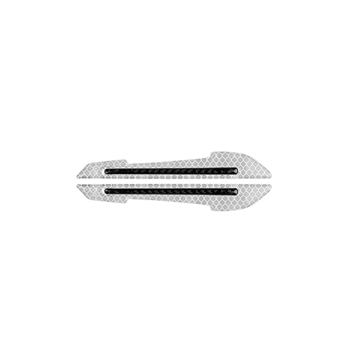 MIZZEO Car Mirror Cover Reflective Scratch Protector (Pack of 2, White) Universal Mirror Cover Film Waterproof Anti-Scratch Sticker Covers Compatible with Skoda Slavia - Image 1