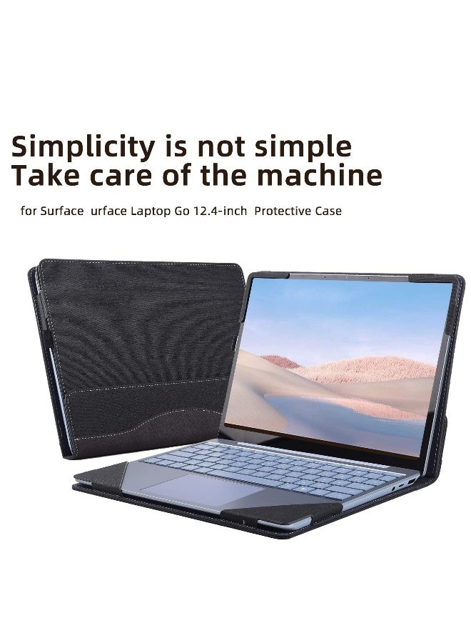 Case for Microsoft Surface Laptop Go 12.4 Inch Laptop Scratch and Fingerprint Resistant Computer Removable Cover (12.4in, Grey) - Image 2