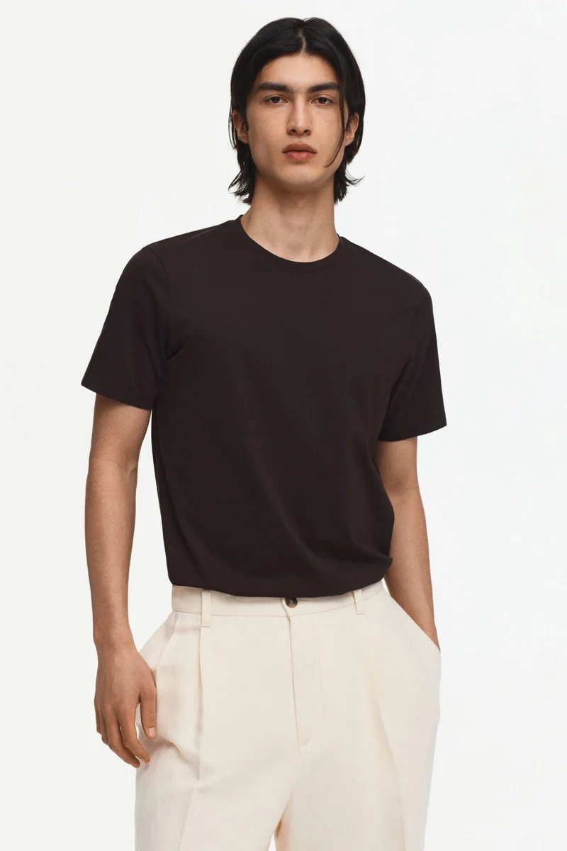 Slim Fit Pima cotton T-shirt
