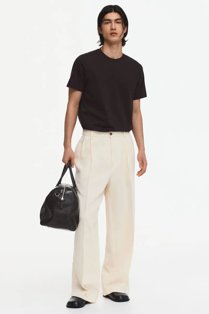 H&M  Slim Fit Pima cotton T-shirt for Men | Best Price UAE