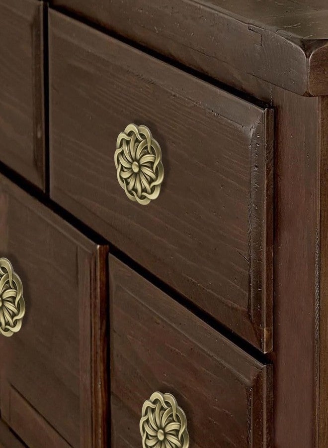 HYDERON Antique Brass Cabinet Knobs for Wardrobe, Cupboard, and Drawers - Ideal for Kitchen, Bedroom, Office, and Home Décor (Knob_S-170) (1 Pcs) - Image 5