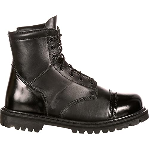 ROCKY Side Zipper Jump Boot, Black, Size 12(ME) - Image 1