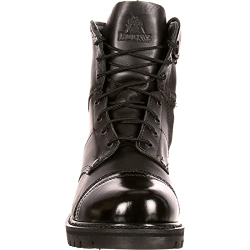 ROCKY Side Zipper Jump Boot, Black, Size 12(ME) - Image 4