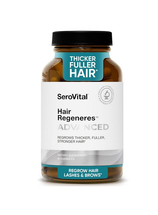 serovital Hair Regeneres Advanced - Reduces Hair Shedding & Breakage - Promote Scalp Health - Stress-Related Hair Loss - Ashwagandha and Marine Collagen, 90 Ct - Image 1