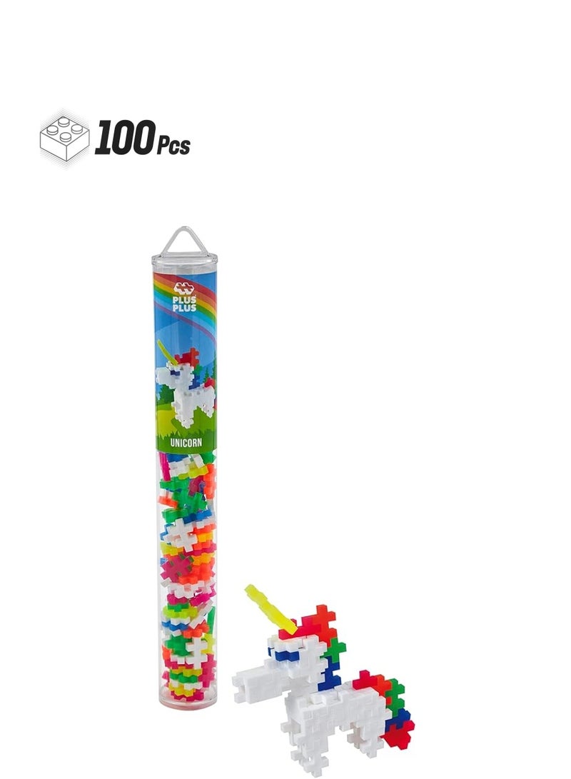 بلس بلس أنبوب يونيكورن 100 قطعة - Image 1