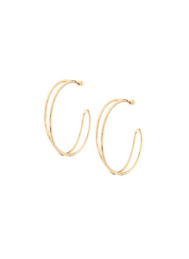 Karen Millen Criss-Cross Hoop Earring  - Image 2