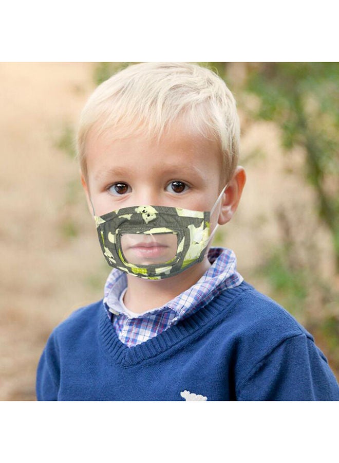 نيبمينينت كمامة بجزء شفاف للرؤية بطبعة دب للأطفال - Image 3