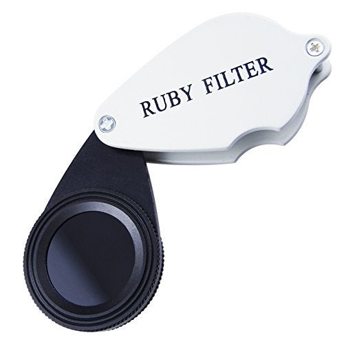 GAIN EXPRESS Foldable Ruby Filter Identification Tool for Emerald and Gemstones - Image 1