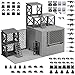 ELEFOCUS Military Scene Building Set WW2 Military PrisonMilitary Watchtower Includes Closed Cage Halloween Jail TRex Scene 8 Ghost Police Figures - Image 2