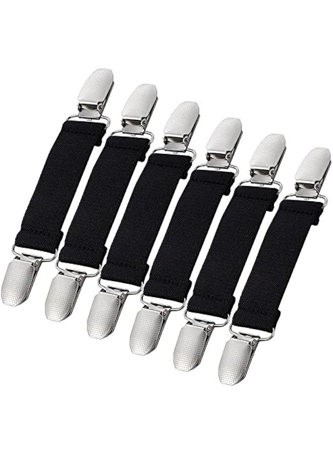 Mitten Clips Kids Winter Glove Clips Stainless Steel Fit Dress Clips Elastic Glove Caps Clip for Baby Kids Toddler and Adults  - Image 1